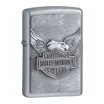 Зажигалка Zippo Harley-Davidson с покрытием Street Chrome