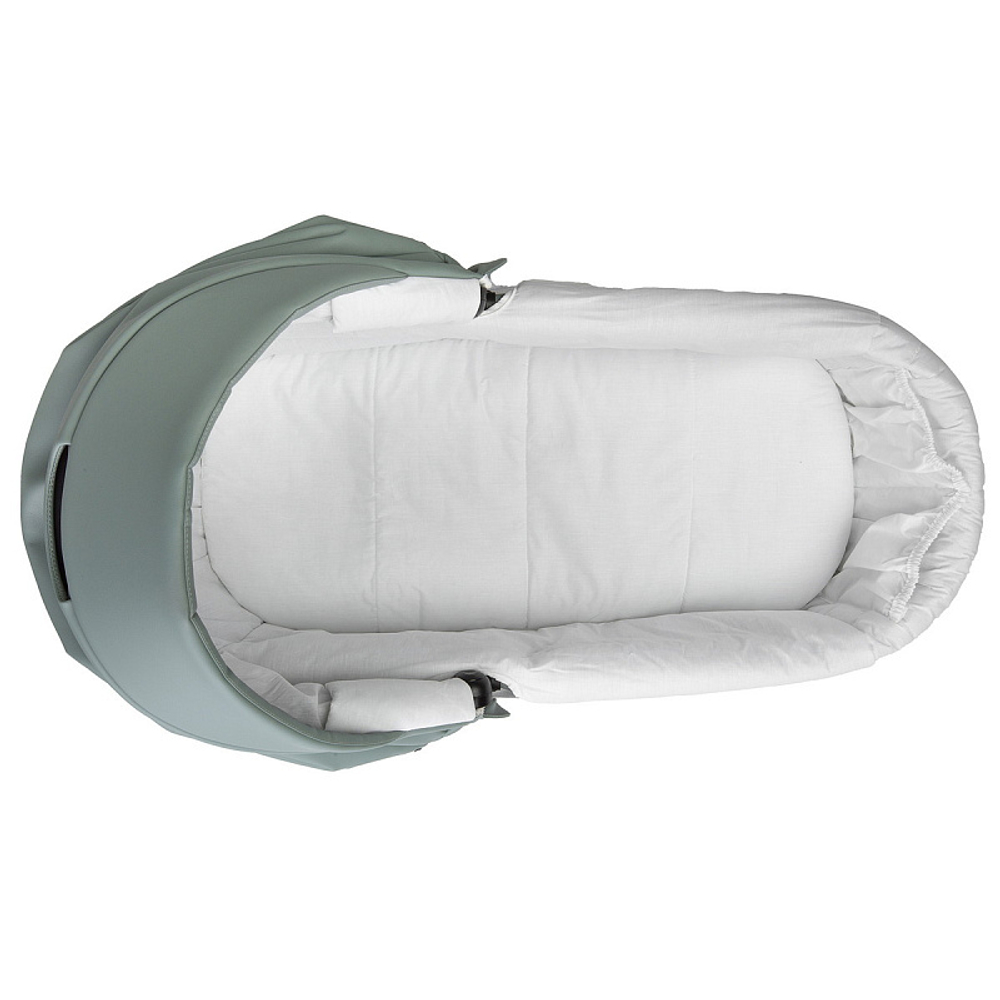 Детская коляска Indigo Mio Eco Plus 14 2 в 1 03 шалфей кожа