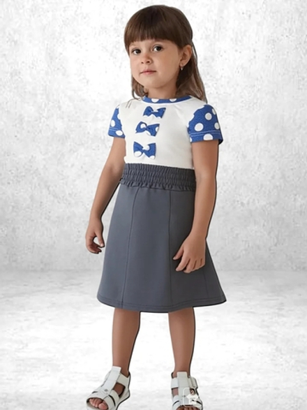 105692-1 Юбка детская 8-клинка кулирка с лайкрой фумэ (64-122/128)