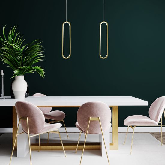 90269/1 / светильник подвесной / черный/золото