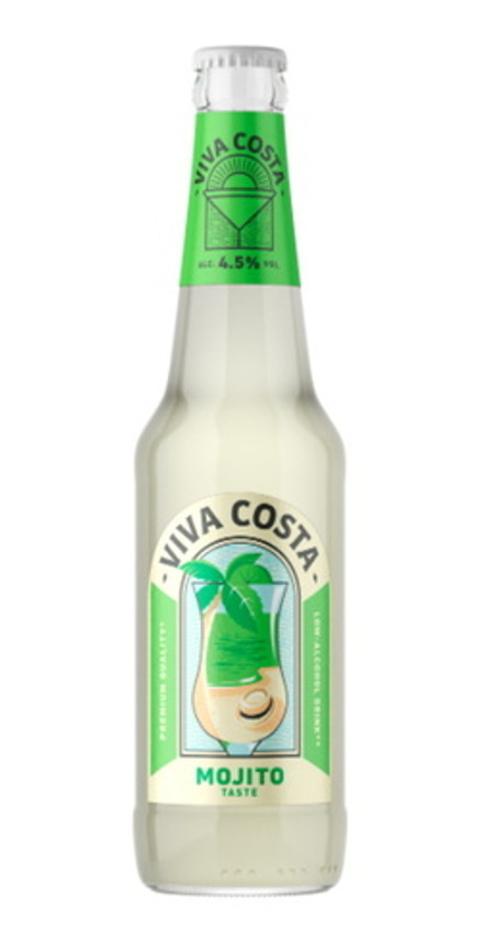 Коктейль слабоалкогольный "Viva Costa" Mojito 0,33л. Лидское пиво