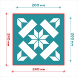 Клеевой трафарет 001