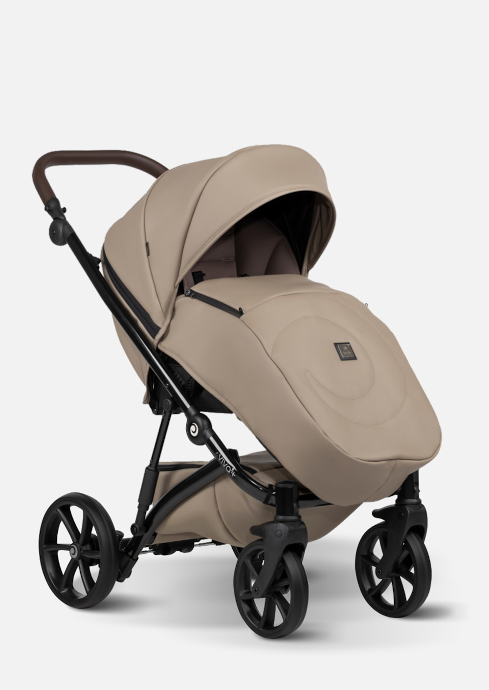 Tutis Коляска 2 в 1 VIVA 5+ Leather Cappuccino