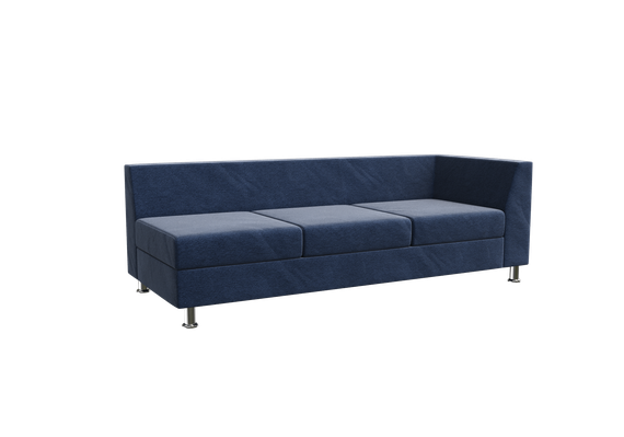 Prime Секция с подлокотником  трехместная левая PR.SP-3 (L) Kardif 028 1850х770х720