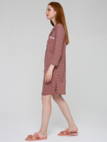 Туника Д-023/оранжевый-геометрия