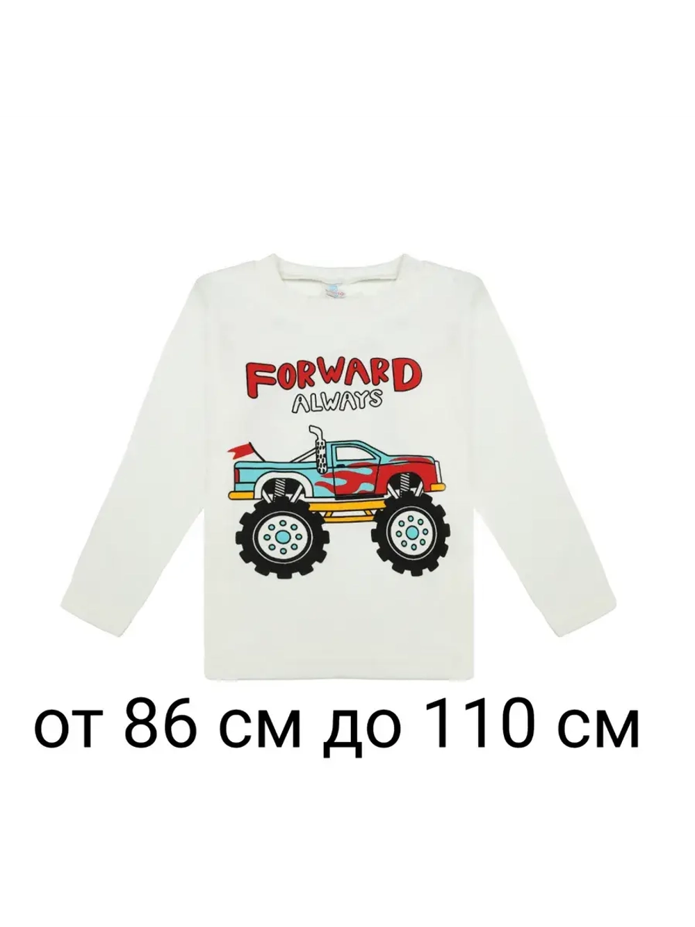 Футболка для садика с длинным рукавом.1 шт.мальчик