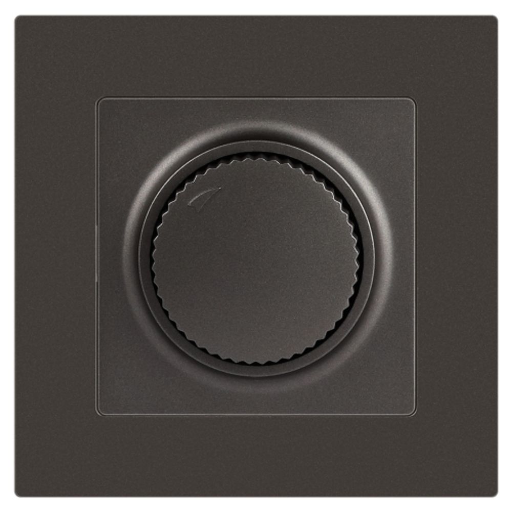 Светорегулятор Intro Accent 6-401-07 поворотный, 600Вт 230В, IP20, СУ, графит