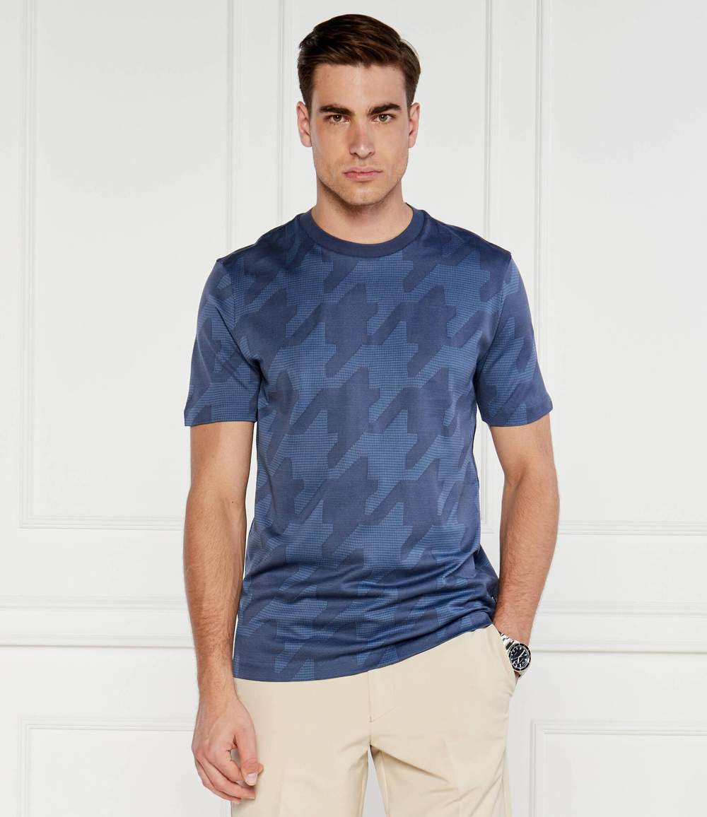 Футболка BOSS BLACK - голубой(50518869)