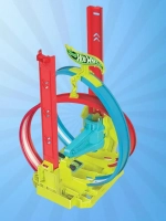 Автотрек Хот Вилс Action Двойной поворот HPC05