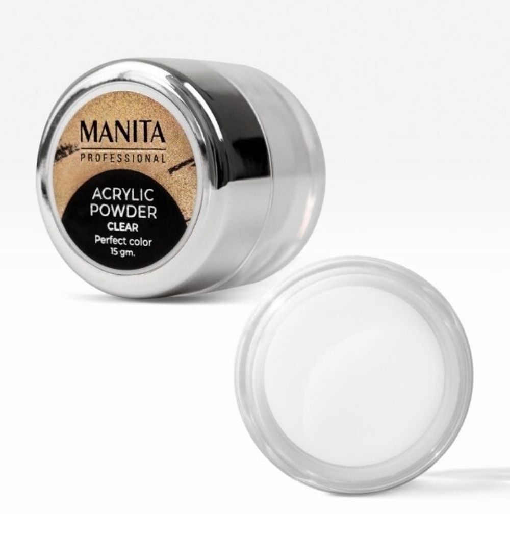 Manita Акриловая пудра прозрачная, 15мл