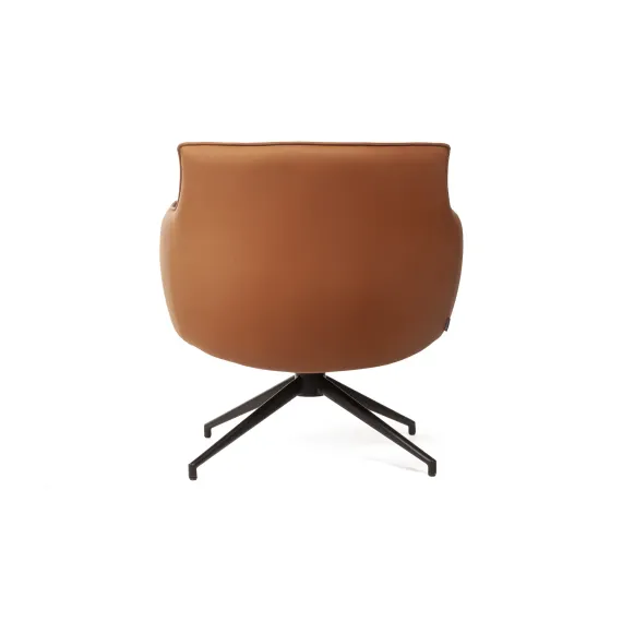 Лаунж кресло Sofia, экокожа терракот
