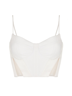 Корсет со вставками из сетки