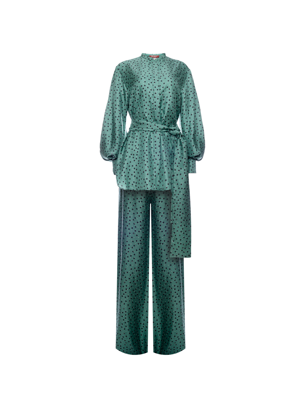 MAX MARA брюки - зеленый