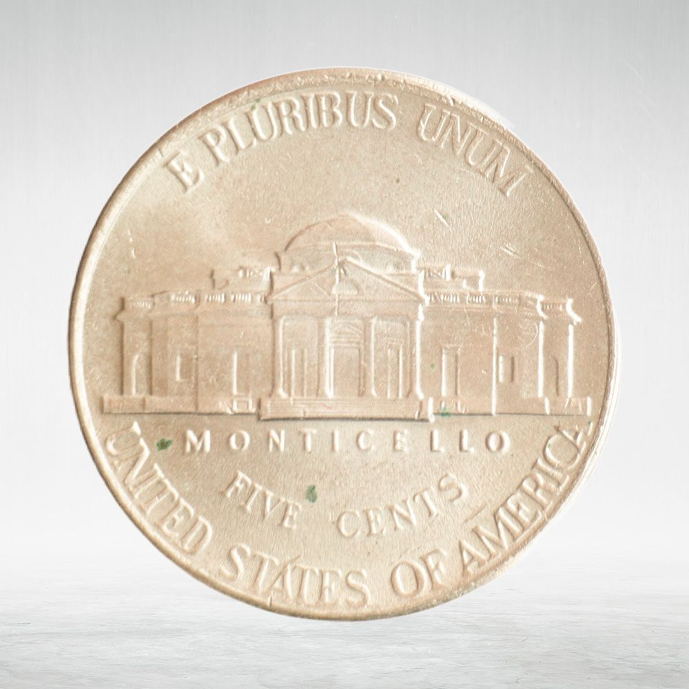 USA, 5 Cents, 2002 - Jefferson Nickel (First Portrait) (P), VF