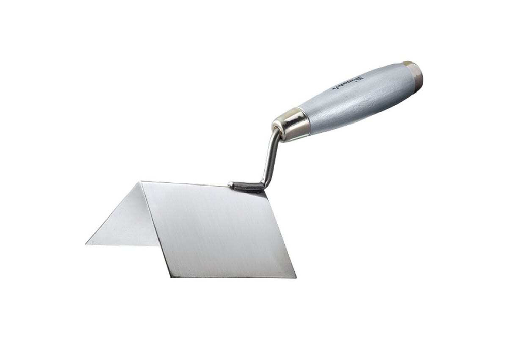 МАСТЕРОК MATRIX ИЗ НЕРЖ.СТАЛЬ ДЛЯ ВНЕШНИХ УГЛОВ. ДЕРЕВ.РУЧКА 80*60*60ММ 86312