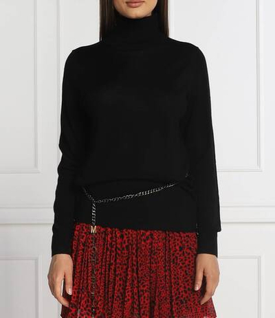 Хлопковый гольф Michael Kors - черный(MU260DN4VR)