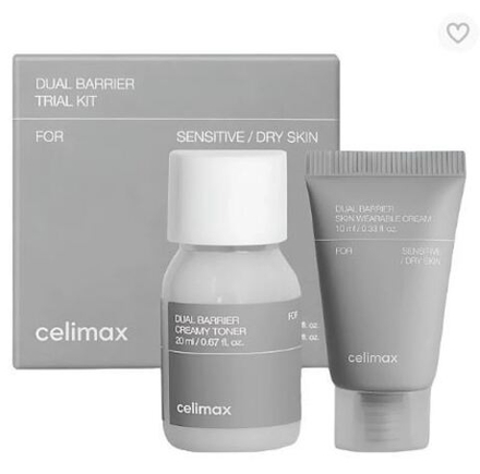 Celimax Набор миниатюр с комплексом церамидов Dual Barrier Trial Kit 20+10мл