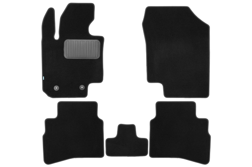 Коврики в салон для Москвич 3 2022- внедорожник 5 дв., 5шт (текстиль) KLEVER0512300122110KH