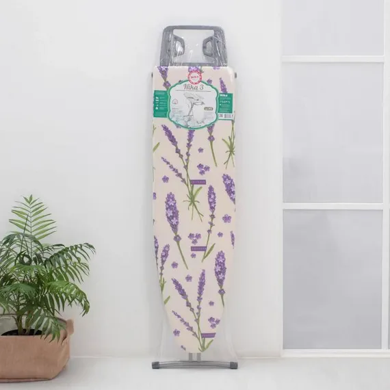 Доска гладильная Nika «Ника 3», 122,5×34,5 см, два положения высоты 70,85 см, цвет микс