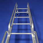 Лестница навесная для полувагонов телескопическая MEGAL ЛНА (Н = 4,0м)