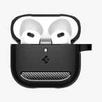 Чехол для наушников Spigen RUGGED ARMOR APPLE AIRPODS 4 MATTE BLACK