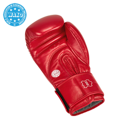 BGS-1213w Кикбоксерские перчатки Super Star WAKO Approved красные