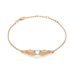 Браслет «Крылья Амура» из красного золота