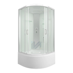 Душевая кабина IVA SC100CM 1000*1000*2150 высокий поддон, светлое стекло