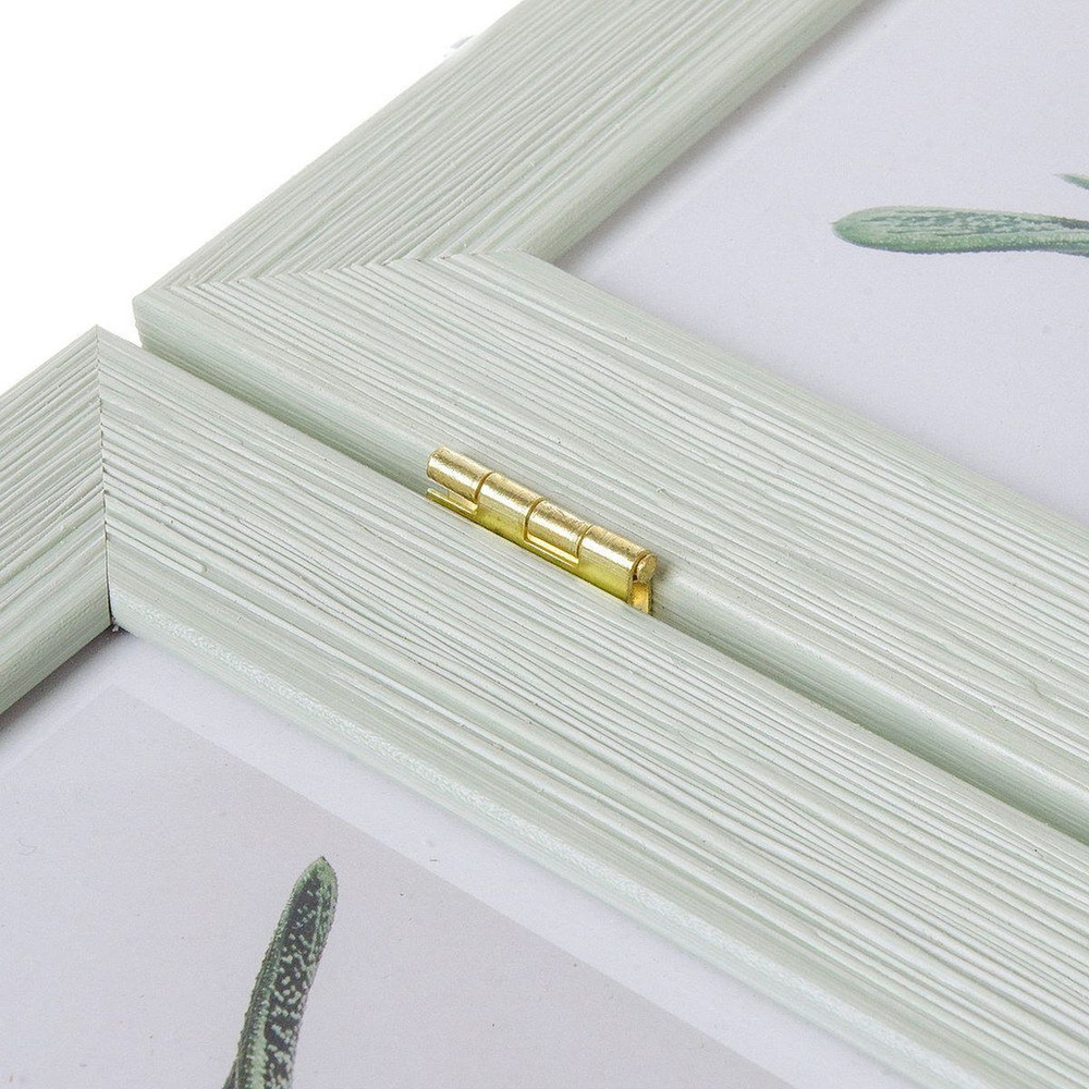 Фоторамка на 2 фото, фото 10х15 см, св.дер, полосы, Y6-2406