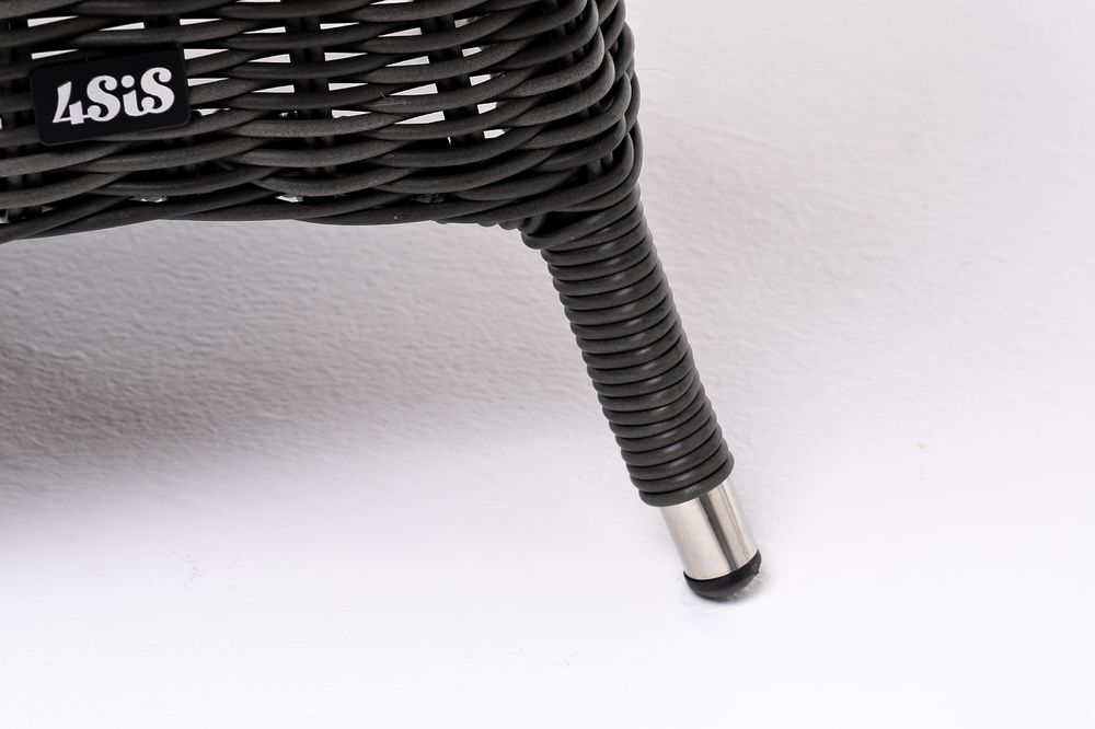 "Равенна" кофейный стол из искусственного ротанга, цвет графит