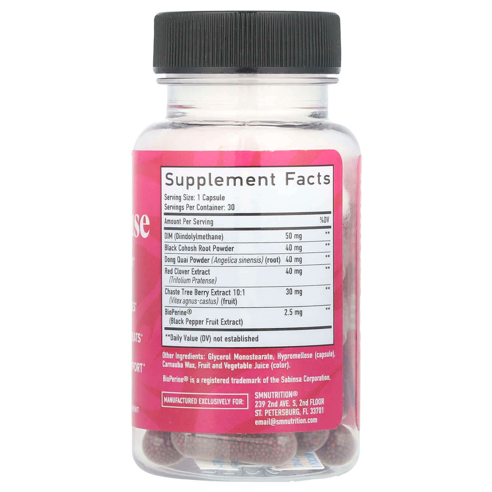 SMNutrition, Комплекс для поддержки менопаузы, 30 капсул