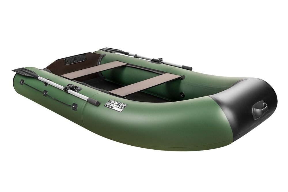 Поход-280T зеленый + BST 36 L (комплект лодка + электромотор)