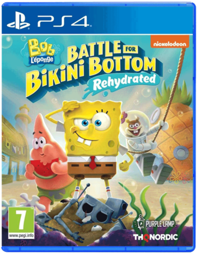 Игра SpongeBob SquarePants: Battle For Bikini Bottom-Rehydrated (Губка Боб) (Русская версия) для PlayStation 4