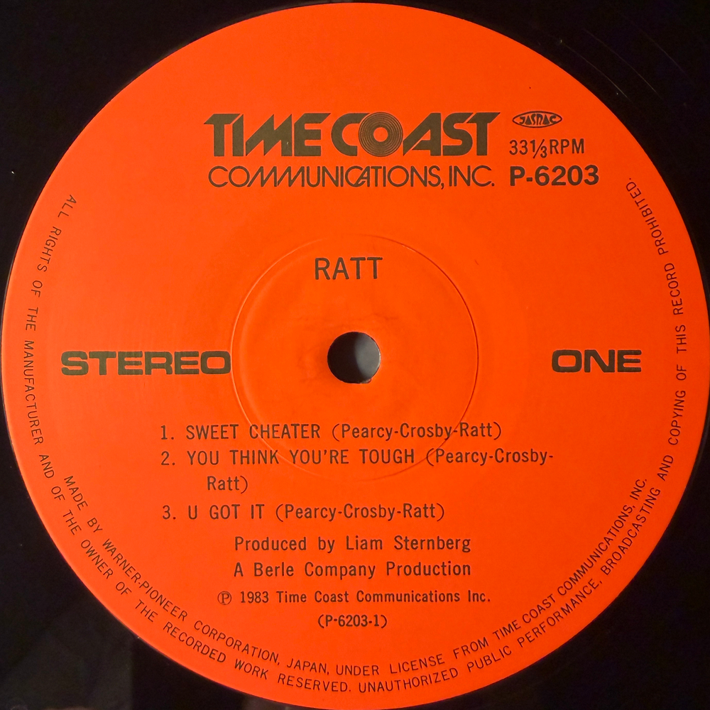 Ratt – Ratt (Япония 1985г.) EP