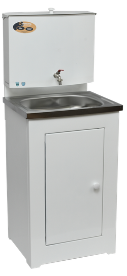 Умывальник дачный без подогрева "Люкс" ВИХРЬ, нержавейка, белый