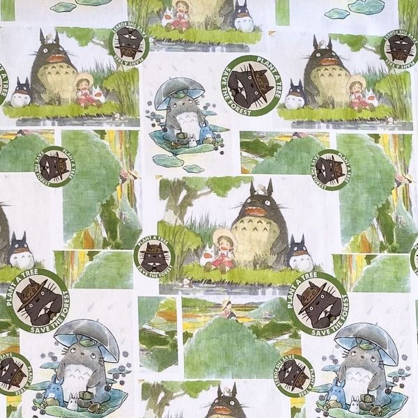 ТОТОРО, 100% , отрез 90 см хлопок Handmade Fabrics 1