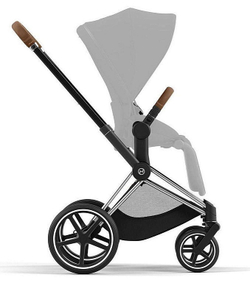 Коляска Cybex Priam IV Chrome Brown complete и автокресло Cloud G i-Size Ocean Blue Plus 3 в 1 Mirage Grey