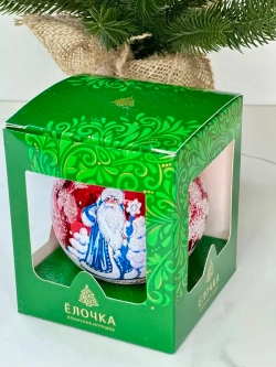 Елочное украшение"Дед Мороз"9.5 см