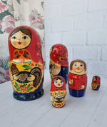 Матрешка "с курочкой" традиция 5мест