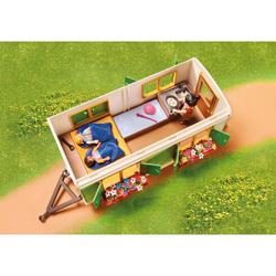 Кемпинг Playmobil с пони и прицепом для сна 70510