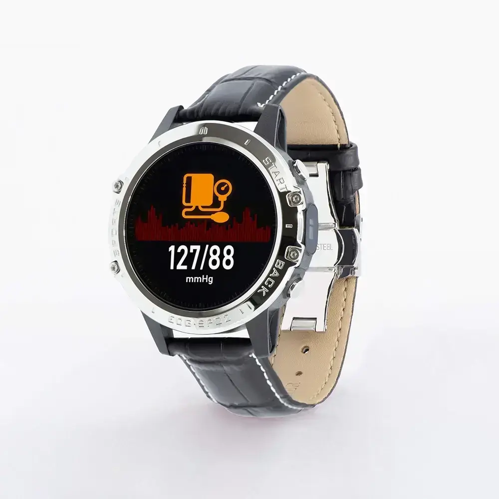 Dr. Hofner DH50 глянцевые часы с измерением сатурации, чёрный