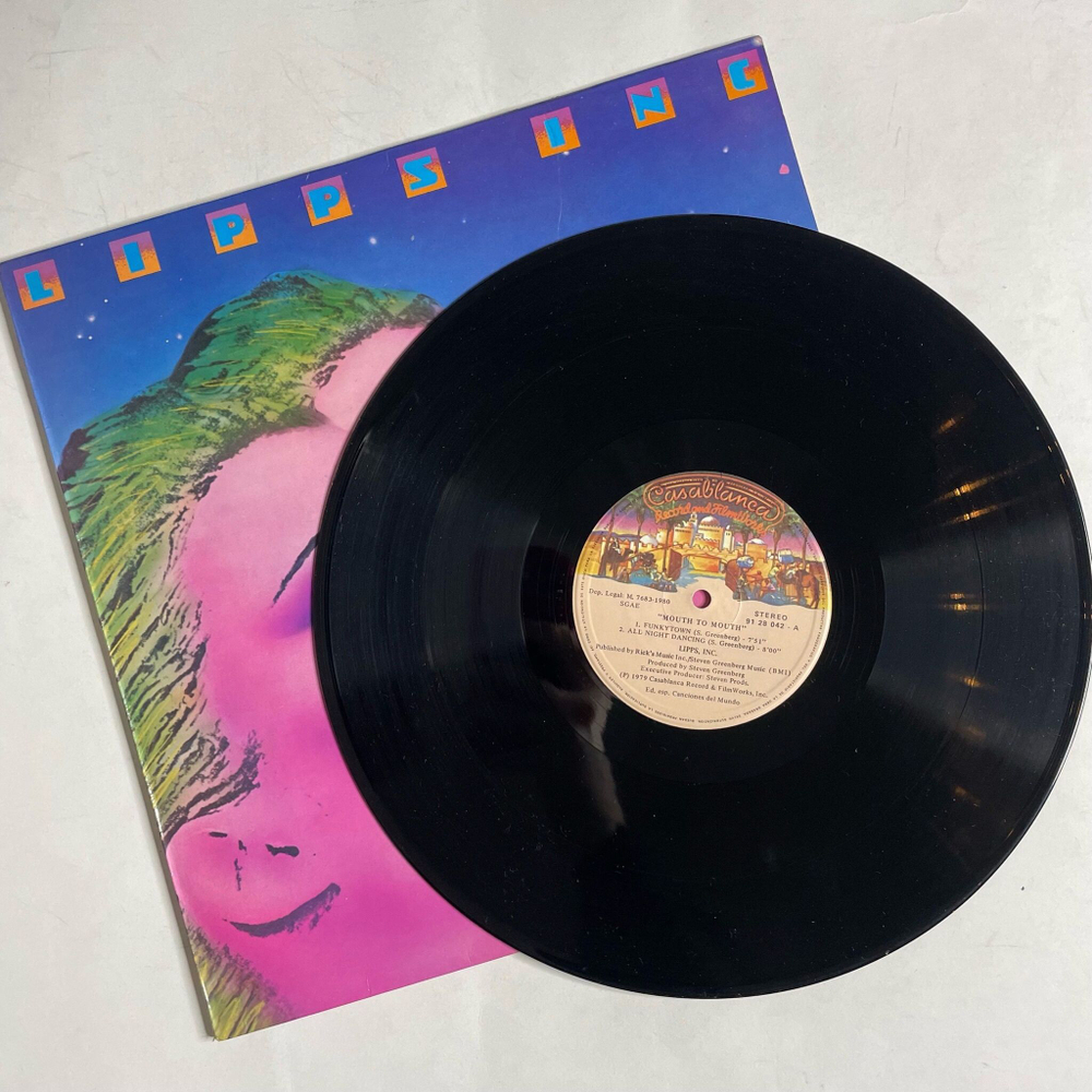 Винтажная виниловая пластинка LP Lipps, Inc. Mouth To Mouth (Spain 1980)