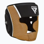 Боксёрский шлем RDX Head Guard Aura Plus T-17 golden