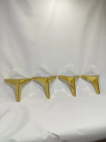 Ножки мебельные опоры звезда золото высота 13см/4шт