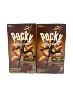 Палочки Pocky в тёмном шоколаде с миндальной крошкой