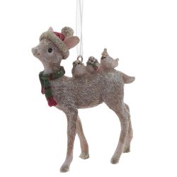 GAEM Изделие декоративное подвесное "Олень", L6 W3 H9,5 см