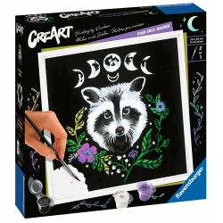 Ravensburger - CreArt Картина Пикси Холодное издание Енот 235094 / артикул   235094  / GTIN 4005556235094