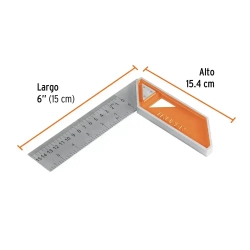 Угольник столяра 15 см TRUPER 14370