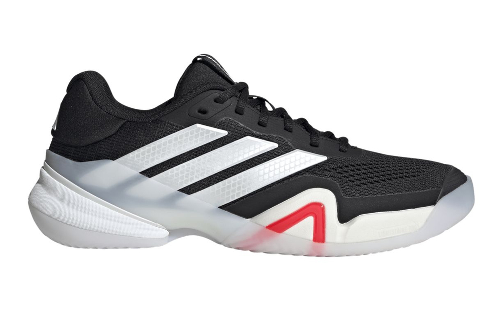 Мужские кроссовки теннисные Adidas Barricade 14 M CL - core black/zero metallic/lucid red