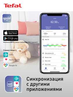 Умные весы Tefal Goodvibes Life BM9600S1
